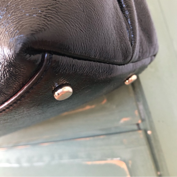 ♠️ Kate spade New York ♠️ large black patent leather handbag - Picture 6 of 17